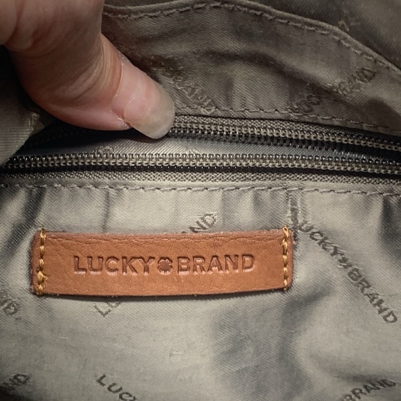 Lucky Brand Brown Leather Crossbody Bag MCB6840K - Picture 10 of 16